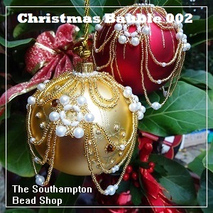 Pattern-3005 Beaded Christmas Bauble 002