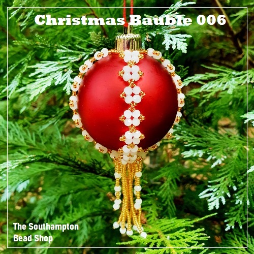 Pattern-3018 Beaded Christmas Bauble 006