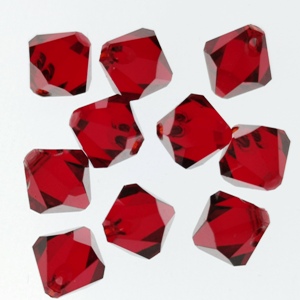 8mm Swarovski 6328 Top Drilled Bicone Beads