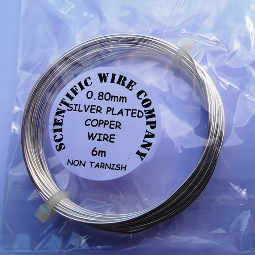 0.8mm Copper Wire-Silver Plated (Non Tarnish)