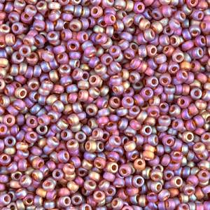 Miyuki Seed Beads - 11-9134FR Matte Transparent Lt Brown AB