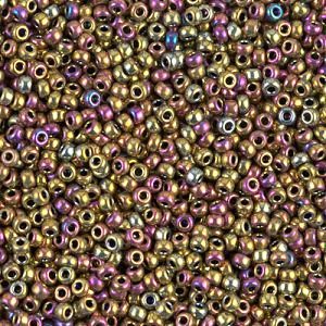 Miyuki Seed Beads - 11-9188 Metallic Purple Gold Iris
