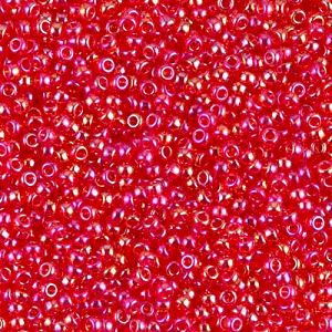 Miyuki Seed Beads - 11-9254D Transparent Red AB