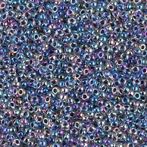 Miyuki Seed Beads - 11-9283 Variegated Blue Lined Crystal AB