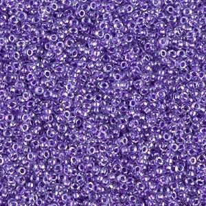 Miyuki Seed Bead - 15-91531 Sparkle Purple Lined Crystal