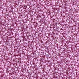 Miyuki Seed Bead - 15-92201 Lined Pale Lilac AB