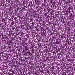 Miyuki Seed Bead - 15-9264 Lined Magenta AB