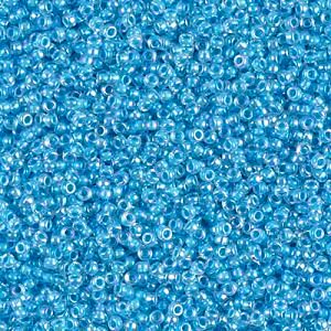 Miyuki Seed Bead - 15-9278 Lined Sky Blue AB