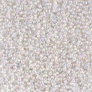 Miyuki Seed Bead - 15-9284 White Lined Crystal AB