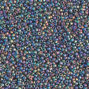 Miyuki Seed Bead - 15-9401FR Matte Opaque Multi Iris