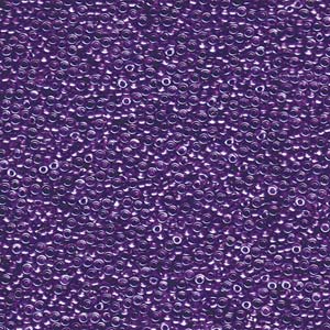 Miyuki Seed Bead - 15-91531 Sparkle Purple Lined Crystal