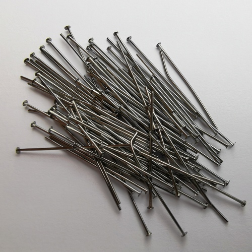 3cm-Head Pins-Gunmetal (100pcs)