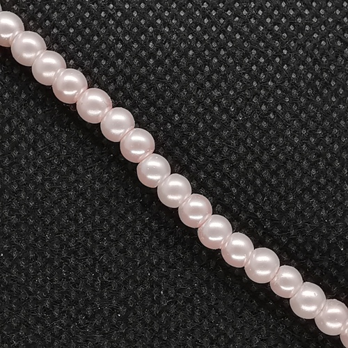 3mm Glass Pearl - Pale Pink