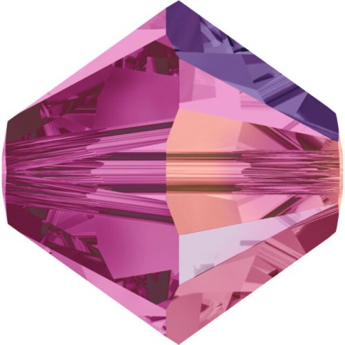 5328 Swarovski Bicone Beads 3mm - Fuchsia AB