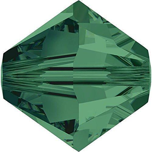 5328 Swarovski Bicone Beads 6mm - Emerald