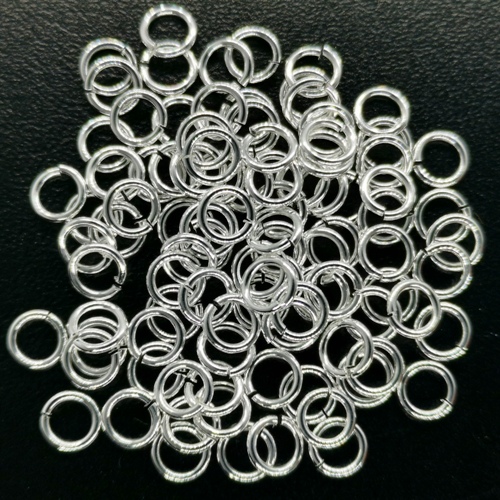5mm-Jump Rings-Silver Plated