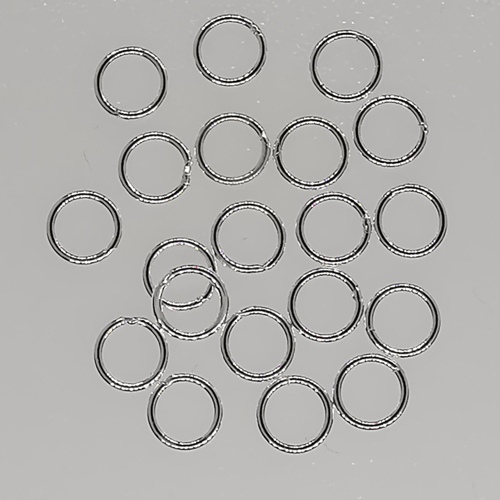 925 Silver 5mm Soldered Closed Jump Rings