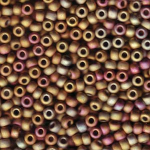 Miyuki Seed Bead - 6-92035 Matte metallic Khaki Iris