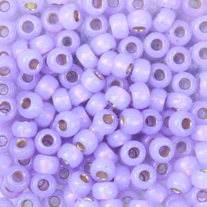 Miyuki Seed Bead - 6-9574 Dyed Violet S/L Alabaster