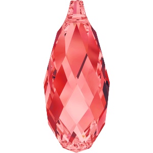 Swarovski 6010 Pendant Briolette - Padparadscha