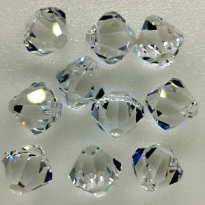 6328 Swarovski Top Drilled Bicone 8mm - Crystal