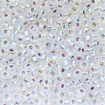 Miyuki Seed Bead - 8-91001 S/L Crystal AB