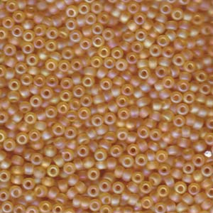 Miyuki Seed Bead - 8-9132FR Matte Transparent Lt Topaz AB