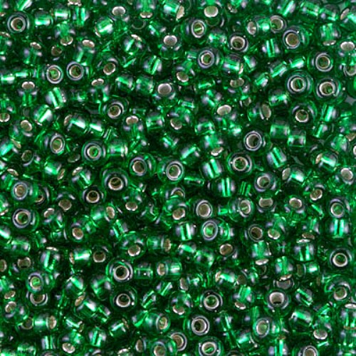 Miyuki Seed Bead - 8-916 Silver lined Green