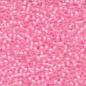 Miyuki Seed Bead - 8-9207 Pink Lined Crystal