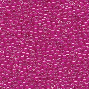 Miyuki Seed Bead - 8-9209 Fuchsia Lined Crystal