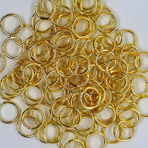 8mm-Jump Rings-Gold Plated