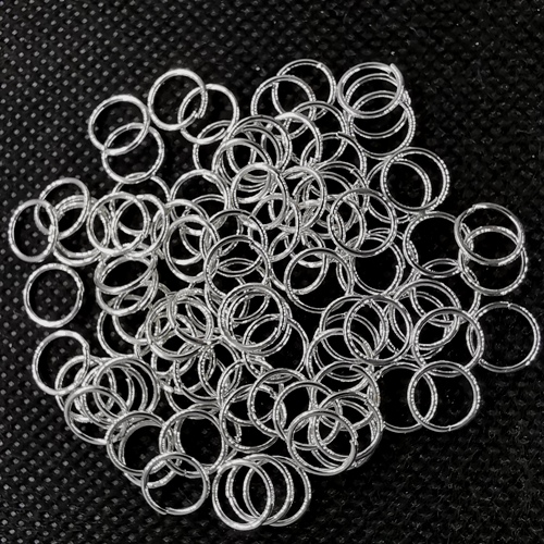 8mm-Jump Rings-Silver Plated
