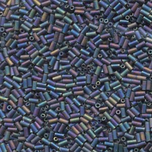 Miyuki 3mm Bugle - BGL1-9401FR Matte Black AB