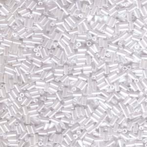 Miyuki 3mm Bugle - BGL1-9528 White Pearl Ceylon