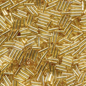 Miyuki 6mm Bugle - BGL2-9062 S/L Gold