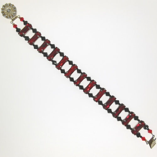 Sample of Baguette Fancy Stones Bracelet