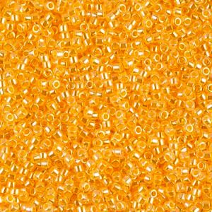 Miyuki Delica DB233 Lined Crystal Yellow Luster www
