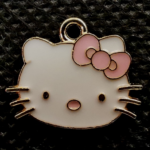 Charm - Hello Kitty with Pink Bow
