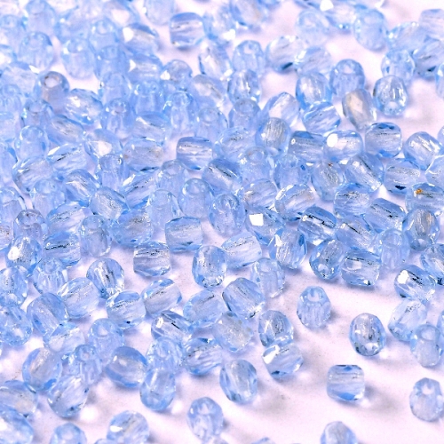Preciosa Fire Polished Beads 3mm - Light Sapphire