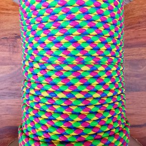 PVC Cord - Fuchsia/Yellow/Green