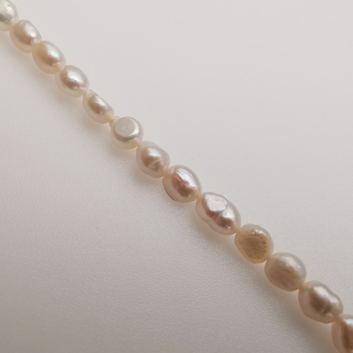 Freshwater Cultured Ivory Nugget Pearls 8x6mm