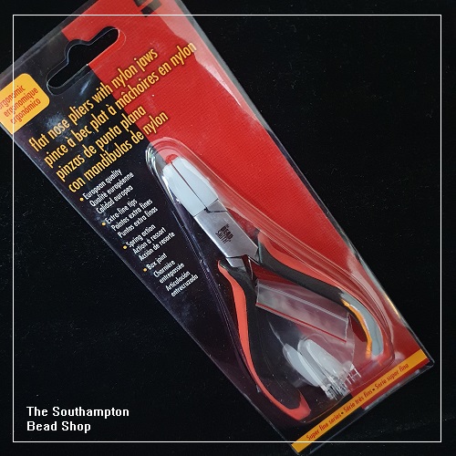 Bead Smith Super fine Ergo Nylon Jaw Flat Nose Pliers