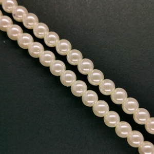 8mm Glass Pearl - Cream