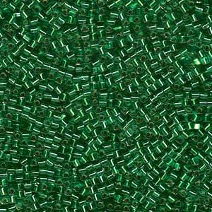 Miyuki 1.8mm Cube Beads - SB18-16 S/L Green
