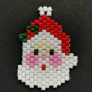 Beaded Ornaments - Santa