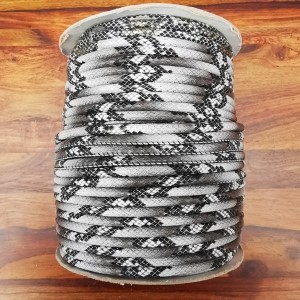 Leatherette Cord - Dark Grey