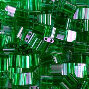 Miyuki Tila Beads - TL146 Transparent Green