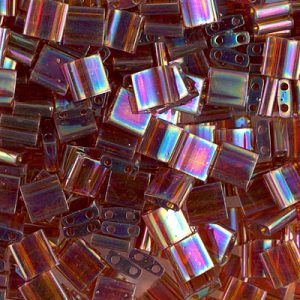 Miyuki Tila Beads - TL257 Transparent Topaz AB