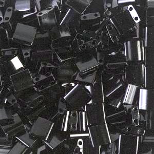 Miyuki Tila Beads - TL401 Black