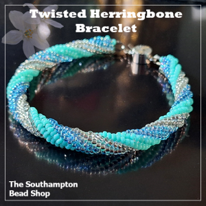 Project Kit 1015 Twisted Herringbone Bracelet (Mountain Lake